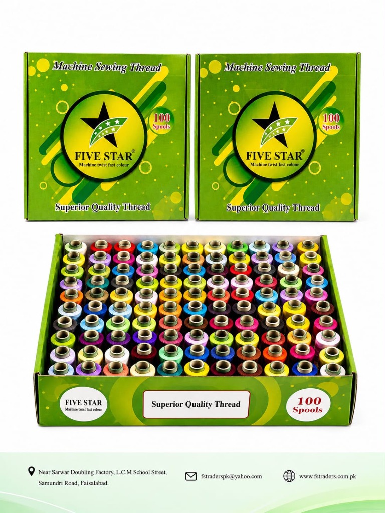 50/3 100 Spool's Box (Five Star Brand)