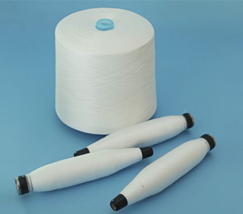 100% Polyester Raw White Yarn 10/2, 10/3, 10/4